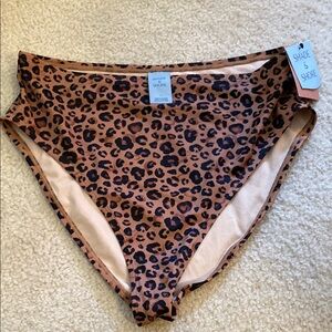 Shade & Shore Animal Print Bikini‎ Bottoms